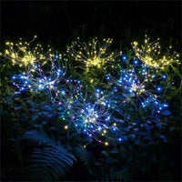 🎇Wodoodporna solarna lampa ogrodowa z fajerwerkami