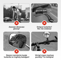 Lusterko Rowerowe na Kierownicę