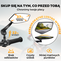 Lusterko Rowerowe na Kierownicę