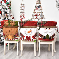 🎄Promocja świąteczna 50% ZNIŻKI🎅✨Pokrowiec na krzesło z motywem świątecznym