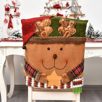 🎄Promocja świąteczna 50% ZNIŻKI🎅✨Pokrowiec na krzesło z motywem świątecznym