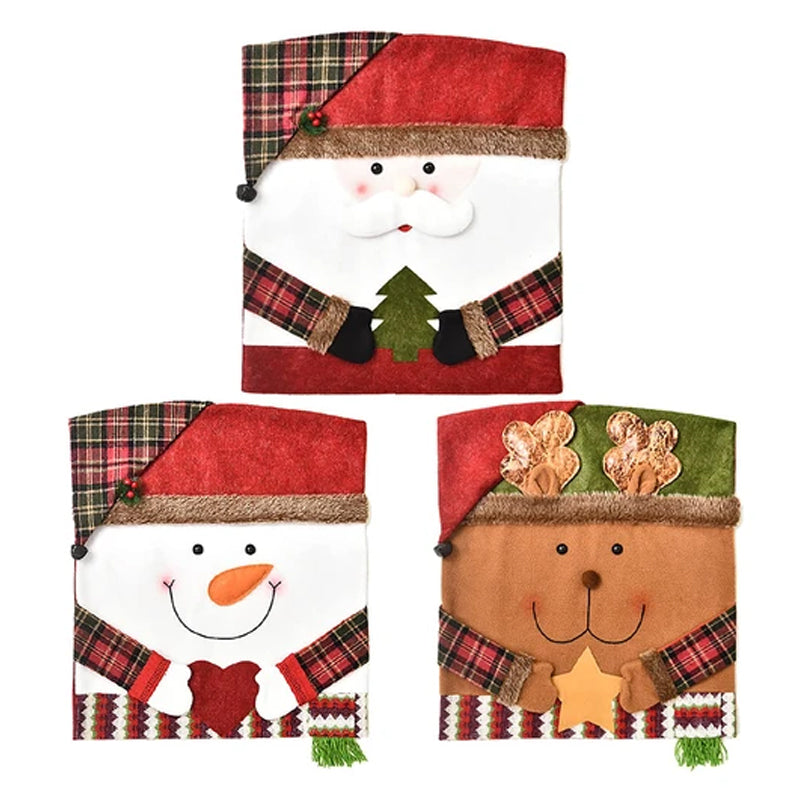 🎄Promocja świąteczna 50% ZNIŻKI🎅✨Pokrowiec na krzesło z motywem świątecznym