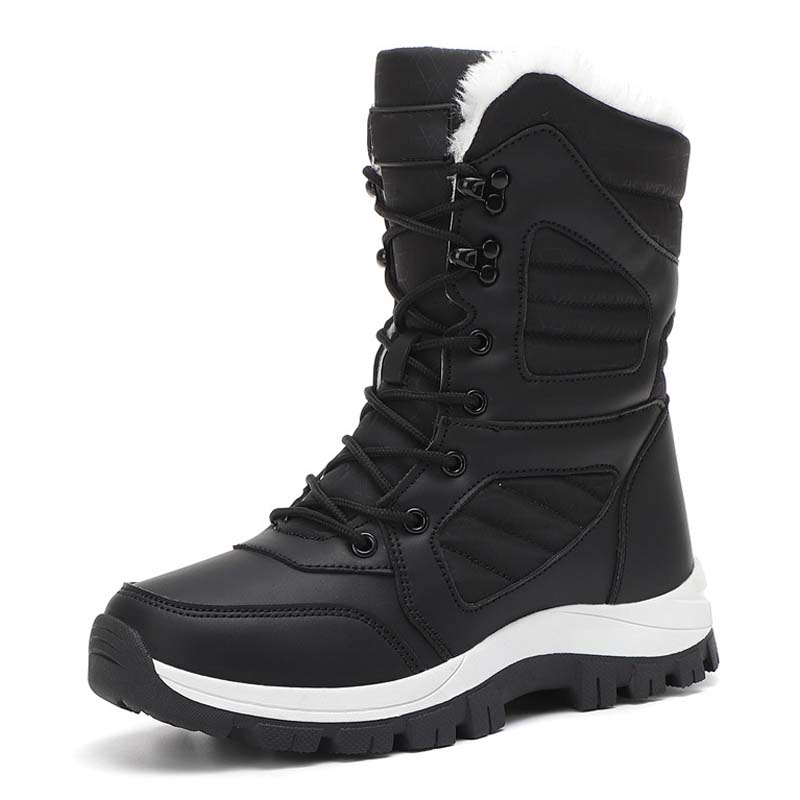 Damskie ciepłe śniegowce za kostkę z wiązaniem❄️👢