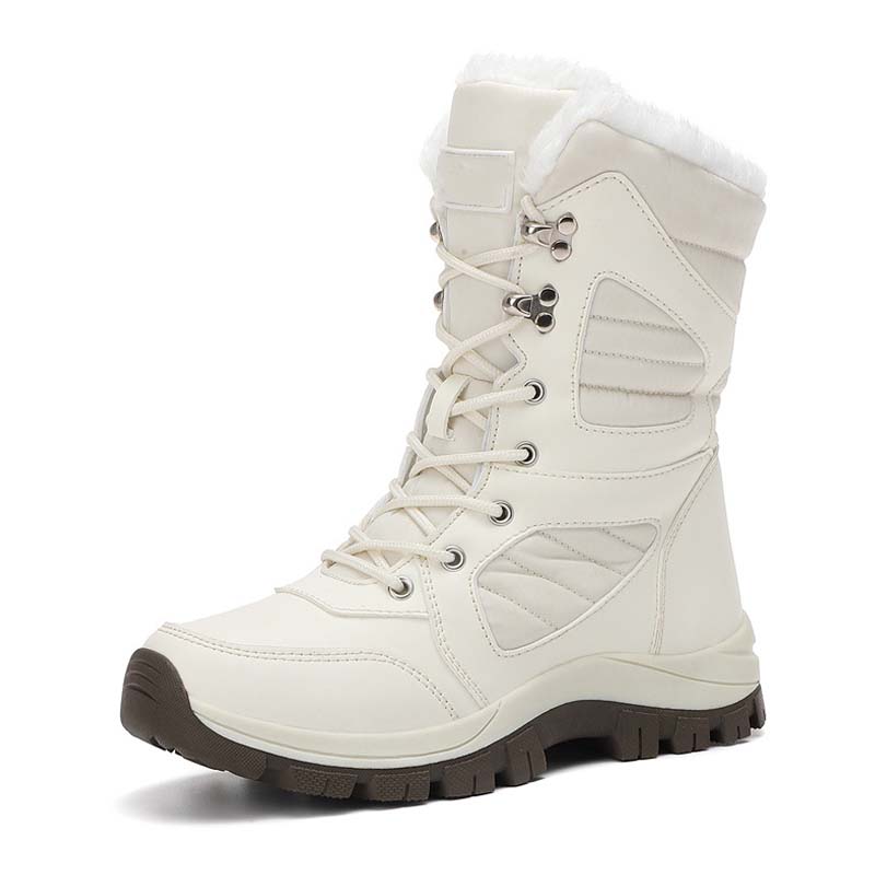 Damskie ciepłe śniegowce za kostkę z wiązaniem❄️👢