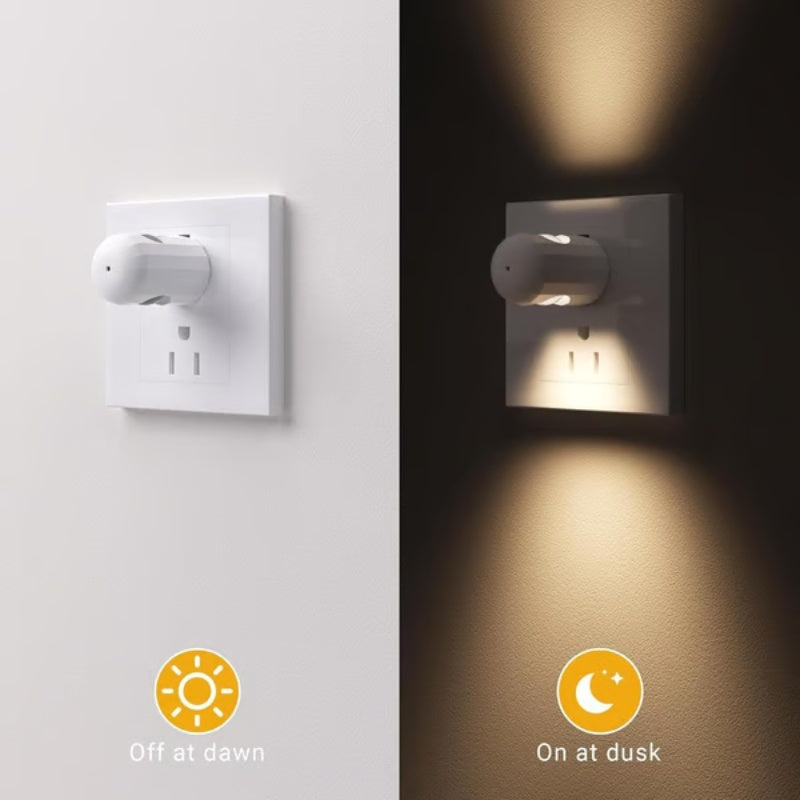 ⚡Inteligentna lampka nocna LED z automatycznym ściemniaczem