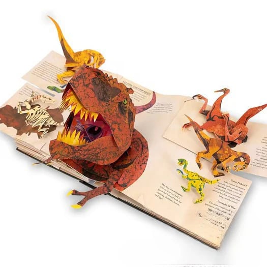 🔥🦖Encyklopedia prehistoryczna 3D Dinozaury – rozpal w dzieciach pasję do nauki! 📚