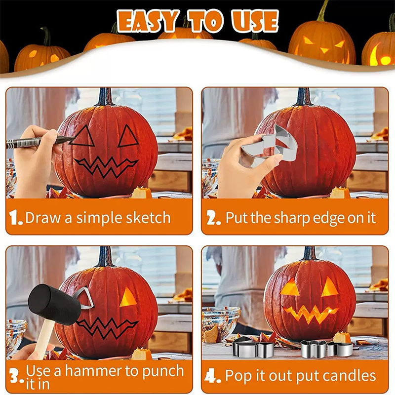 🎃 Zestaw do rzeźbienia dyni