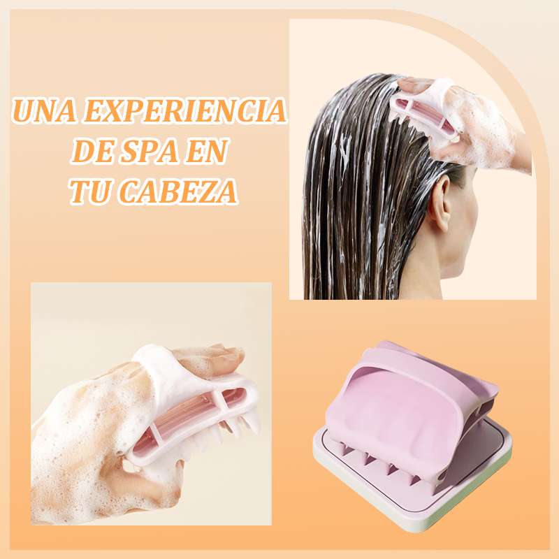 🧖♀️✨ Silikonowy Masażer do Skóry Głowy – Doświadczenie SPA Pod Prysznicem, Bez Plątania i Łamania Włosów! ✨