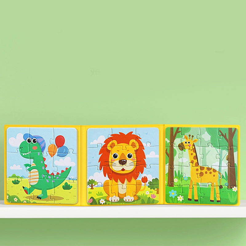 Magnetyczna książka konstrukcyjna dla dzieci 🧩👶💕