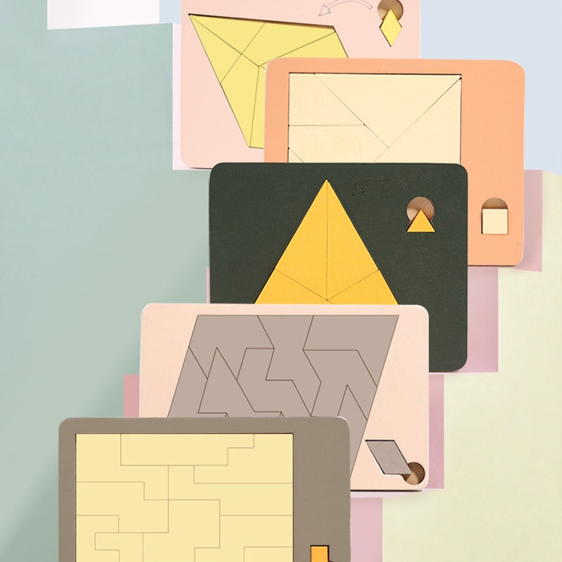 Drewniana gra logiczna Tangram