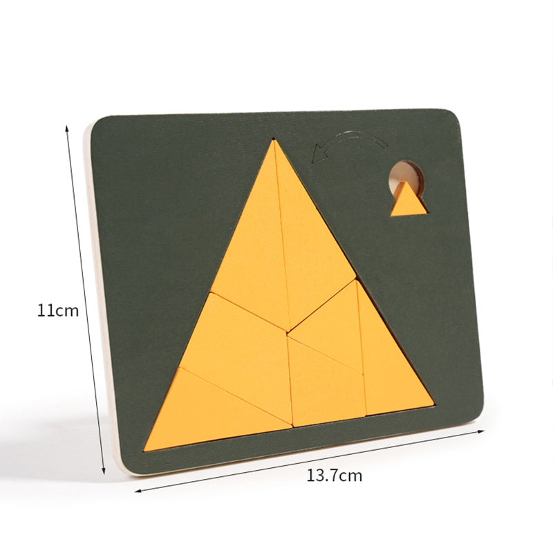 Drewniana gra logiczna Tangram