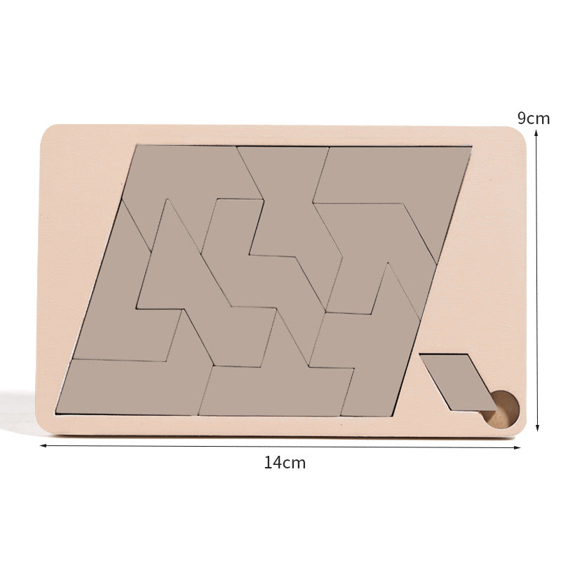 Drewniana gra logiczna Tangram