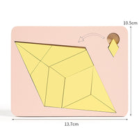 Drewniana gra logiczna Tangram