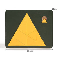 Drewniana gra logiczna Tangram