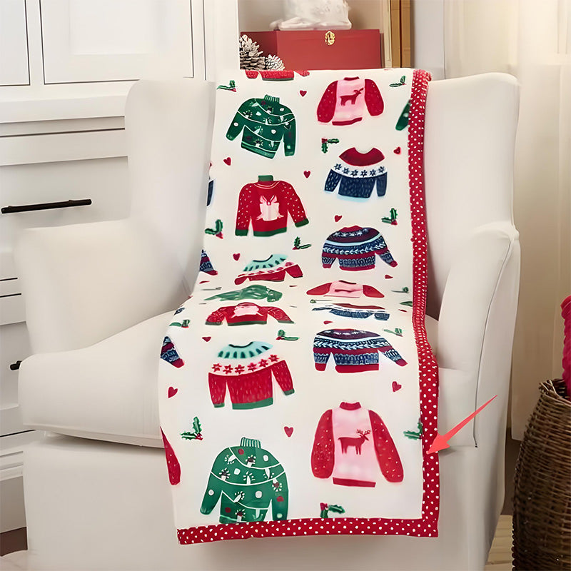 🎄Świąteczny puszysty kocyk