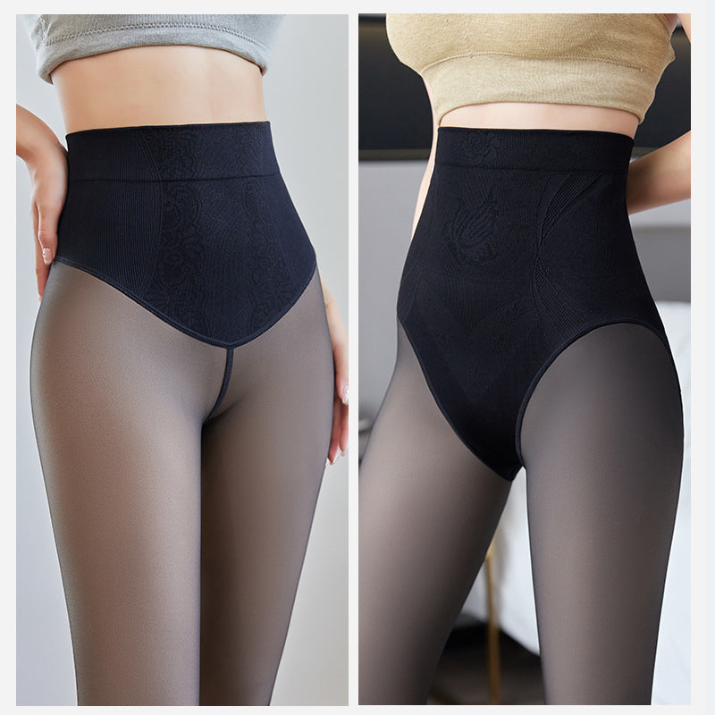 Legginsy z wysokim stanem i efektem wyszczuplającym