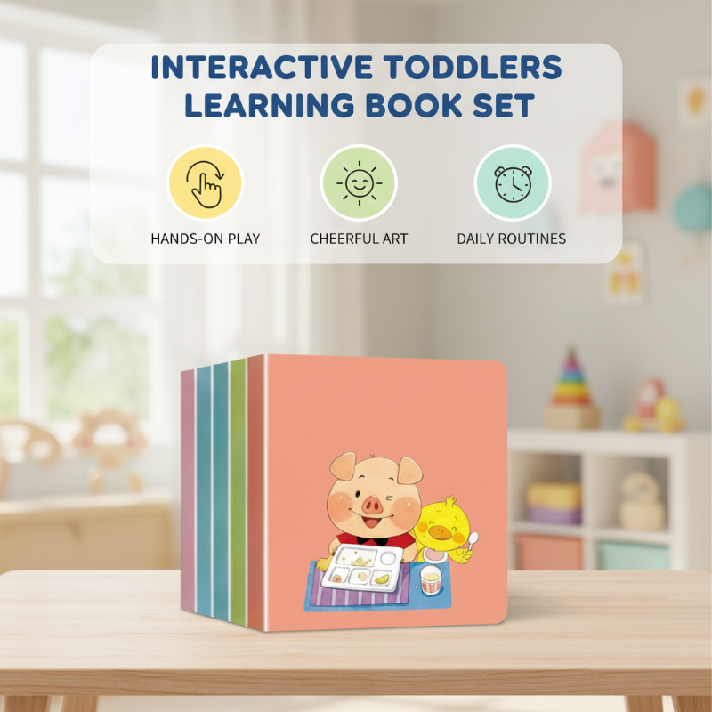 📚🧠 10-częściowy interaktywny zestaw edukacyjny dla maluchów 👶💕