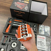 Model silnika V8 do samodzielnego montażu / w pełni przegubowy