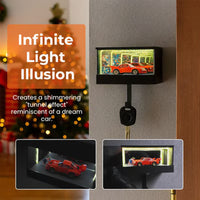 🚗Infinity Mirror LED brelok do kluczyków samochodowych🎄Pokaż swoje ulubione samochody