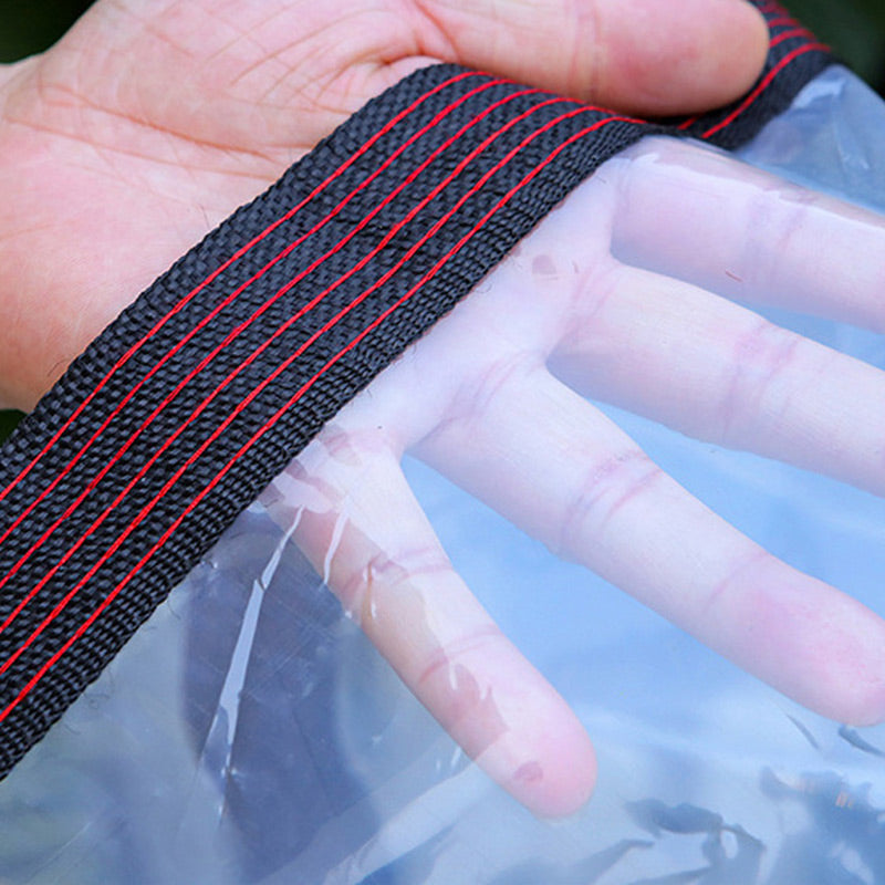 Przezroczyste wodoodporne plandeki