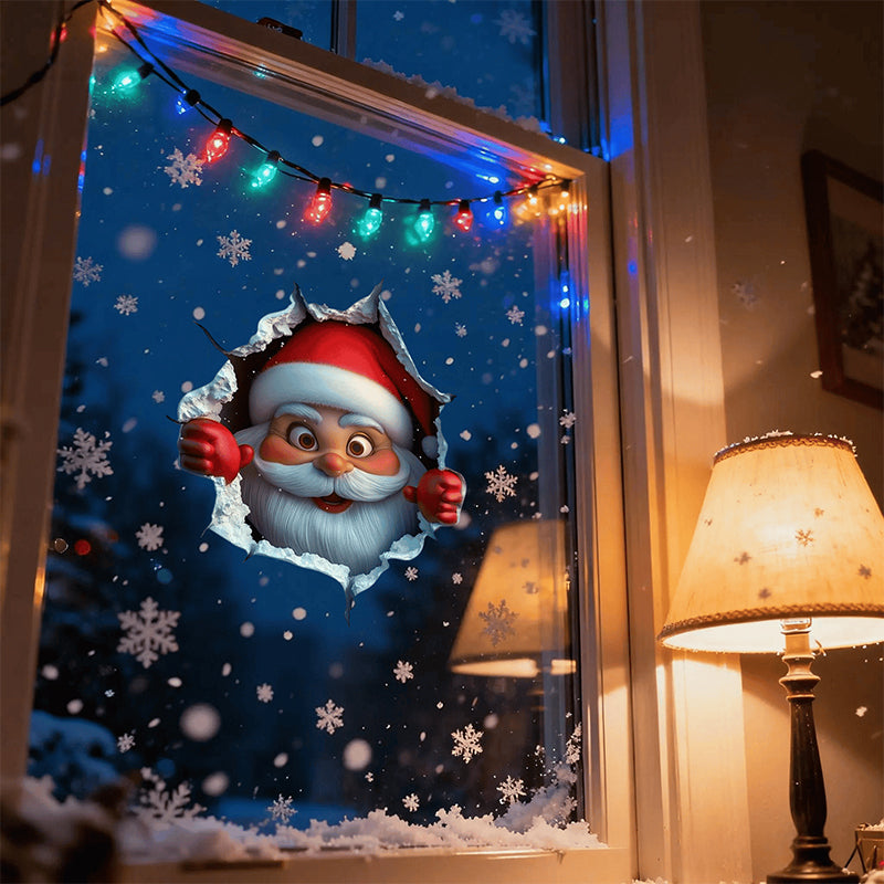 🎄🎁Poznaj Boże Narodzenie 50% ZNIŻKI💥Świąteczna kreatywna naklejka ścienna