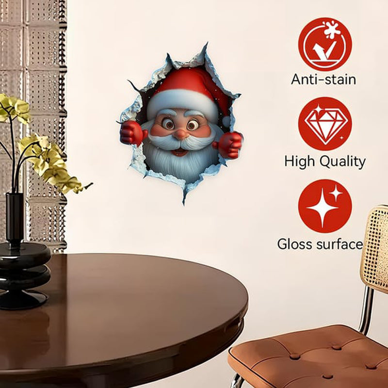 🎄🎁Poznaj Boże Narodzenie 50% ZNIŻKI💥Świąteczna kreatywna naklejka ścienna