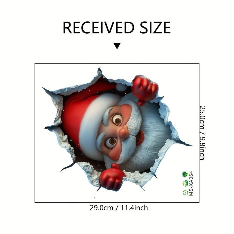 🎄🎁Poznaj Boże Narodzenie 50% ZNIŻKI💥Świąteczna kreatywna naklejka ścienna