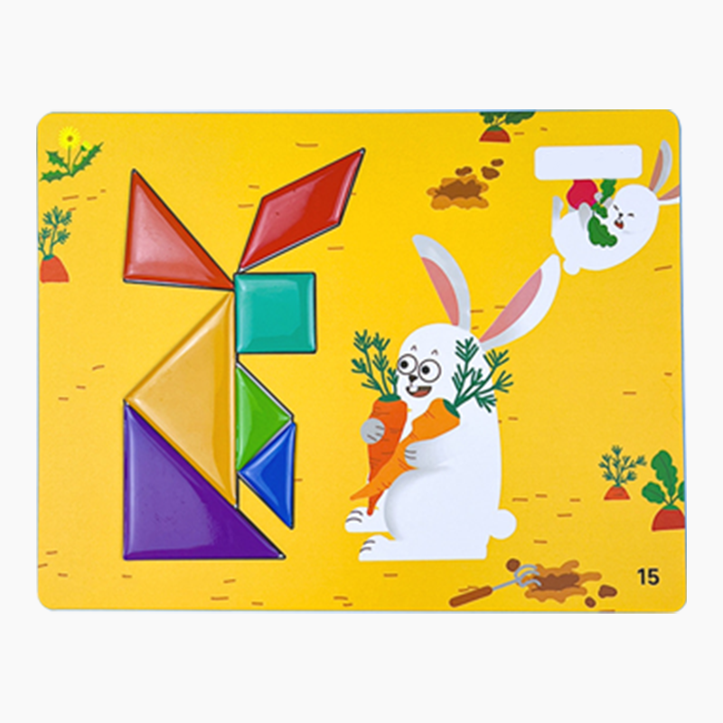 🔥Magnetyczne puzzle 3D Tangram dla dzieci