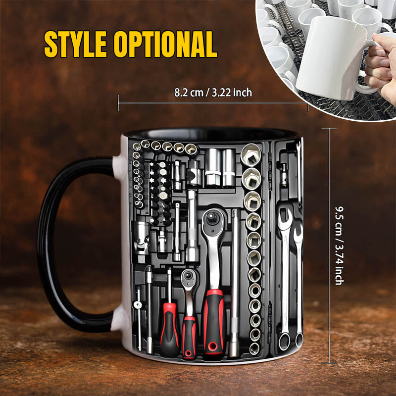 🔨Zestaw narzędzi mechanicznych 3D Kubek do kawy☕