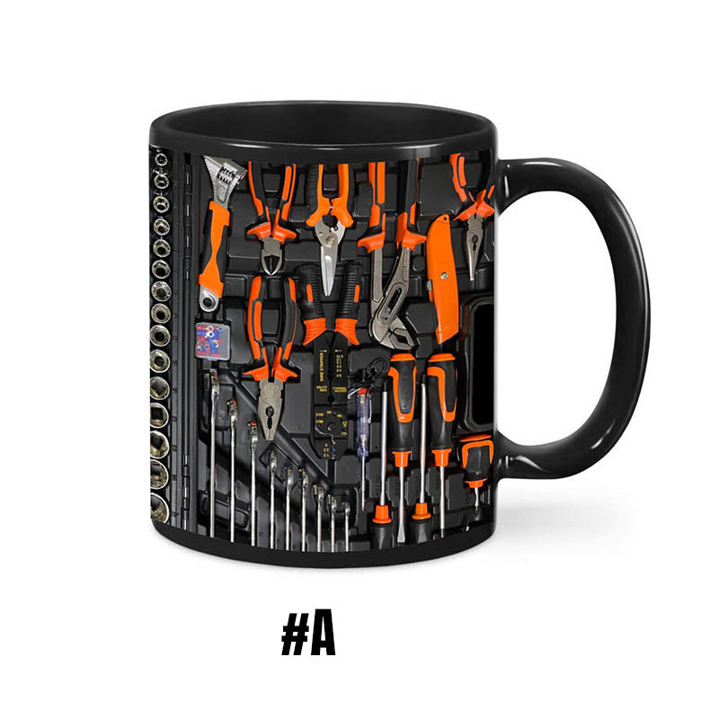 🔨Zestaw narzędzi mechanicznych 3D Kubek do kawy☕