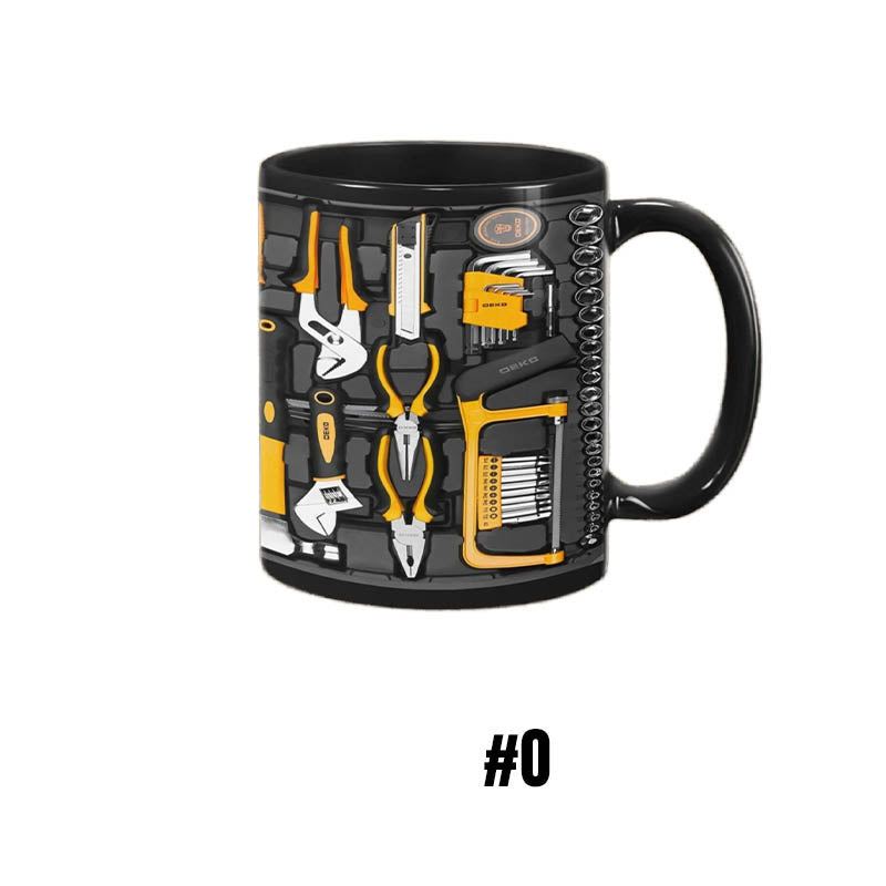 🔨Zestaw narzędzi mechanicznych 3D Kubek do kawy☕