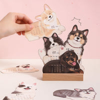 ⚡ 50% ZNIŻKI 😻 Kalendarz biurkowy 3D z kotami i psami