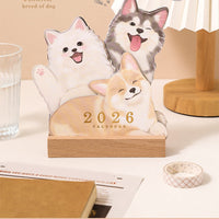⚡ 50% ZNIŻKI 😻 Kalendarz biurkowy 3D z kotami i psami