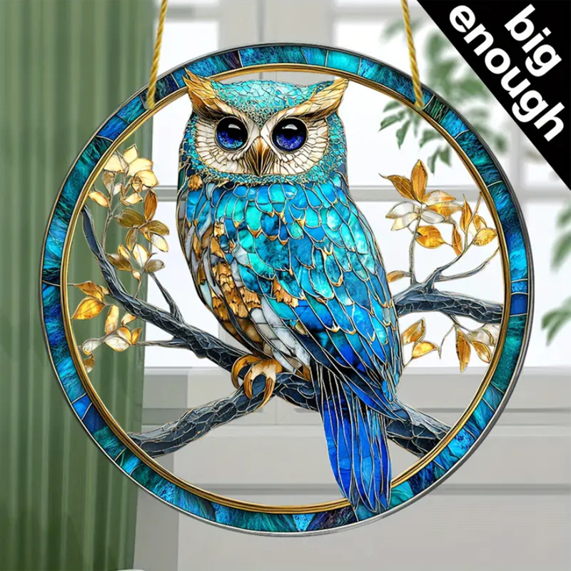 🦜Witrażowa ozdoba okienna w kształcie ptaka