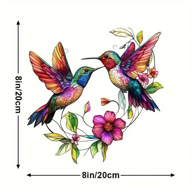 🦜Witrażowa ozdoba okienna w kształcie ptaka