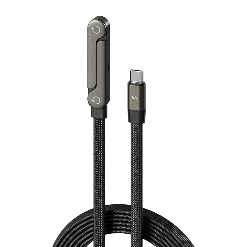 🔥 Sprzedaż hitem!⚡📱Kabel do szybkiego ładowania 240 W z regulowaną podstawką na telefo⚡