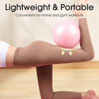 🤸‍♀️ 50% TANIEJ! ⚽ 9-Calowa Piłka Pilates – Niepękająca, z pompką, idealna do fitnessu 📦💪