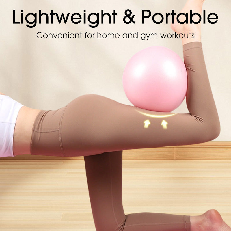 🤸‍♀️ 50% TANIEJ! ⚽ 9-Calowa Piłka Pilates – Niepękająca, z pompką, idealna do fitnessu 📦💪