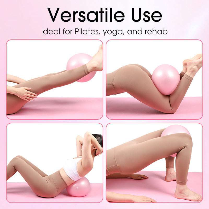 🤸‍♀️ 50% TANIEJ! ⚽ 9-Calowa Piłka Pilates – Niepękająca, z pompką, idealna do fitnessu 📦💪