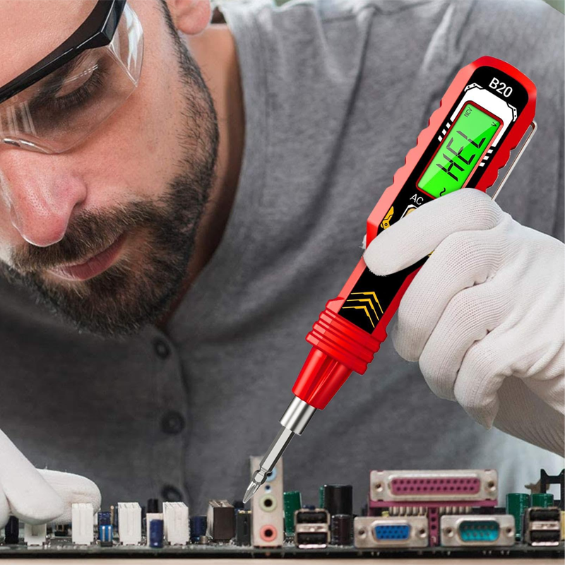 🔥Wielofunkcyjny śrubokręt, bezdotykowy woltomierz LCD kijelzővel🛠️