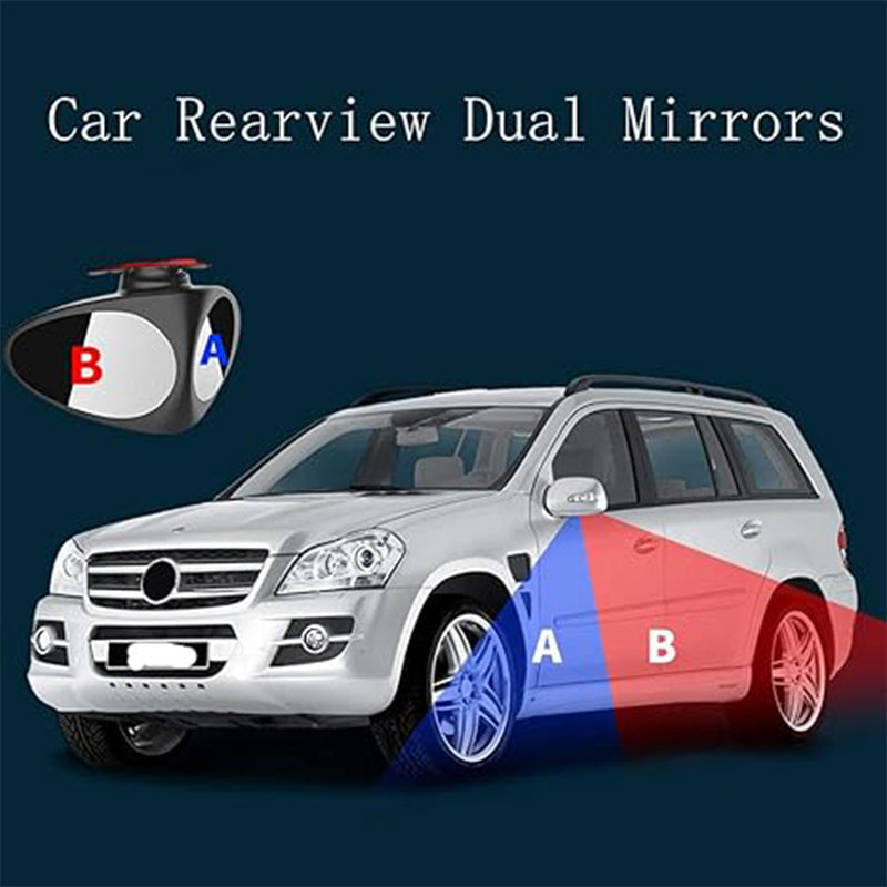 🚗1+1 gratis🔍HD wodoodporne dwustronne lusterko parkingowe