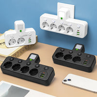 Inteligentna listwa zasilająca z portami USB（Wtyczka Unii Europejskiej）