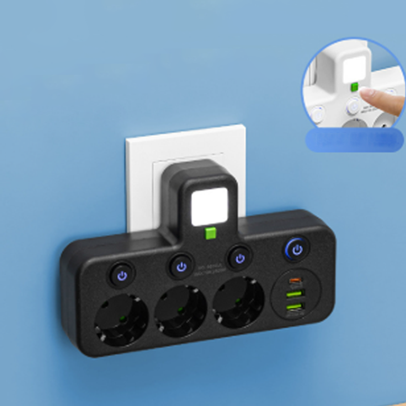 Inteligentna listwa zasilająca z portami USB（Wtyczka Unii Europejskiej）