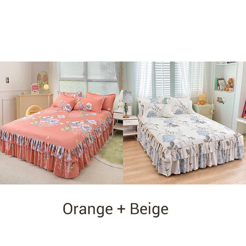 📢📢3-częściowy zestaw falbaniastych narzut na łóżko🛏️