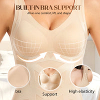 👙 Bezszwowa body shaping kamizelka z wbudowanym biustonoszem ✨🩱