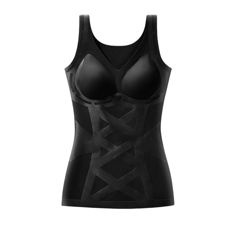 👙 Bezszwowa body shaping kamizelka z wbudowanym biustonoszem ✨🩱