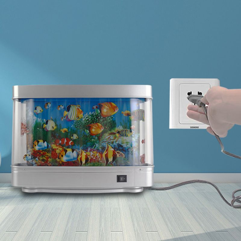 🎁Idealny prezent – lampka akwariowa z tropikalnymi rybkami (sztucznymi) 🐠