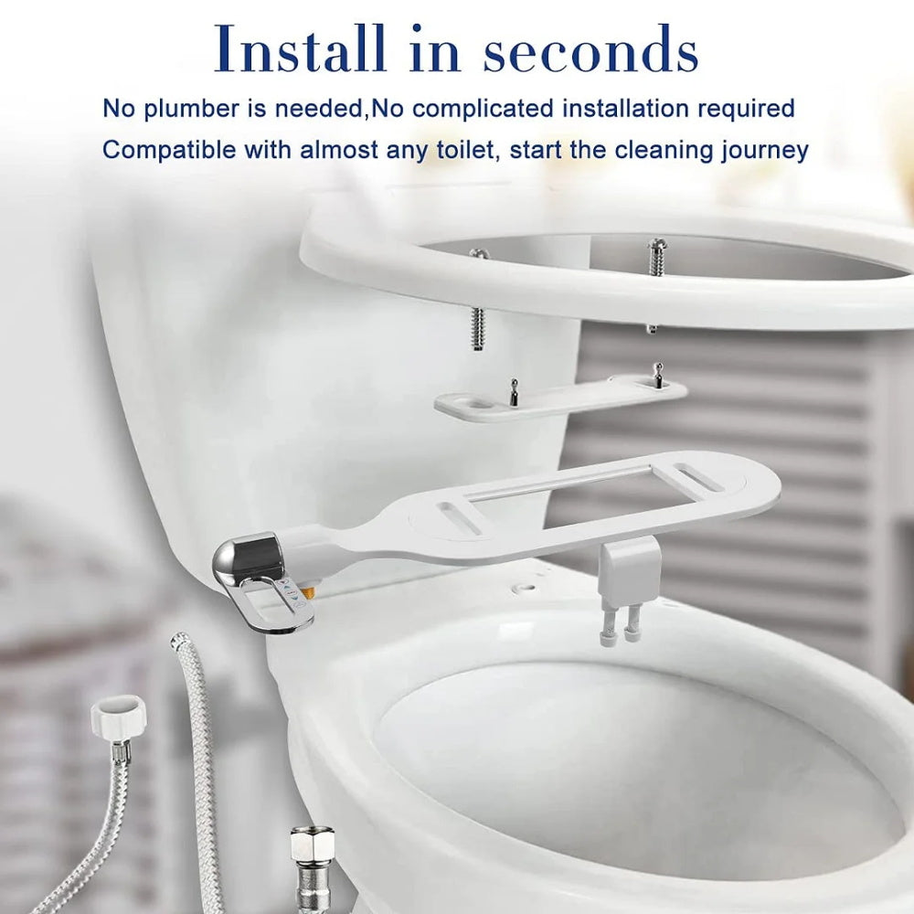 🚽Łazienka Nieelektryczna Podwójna Dysza Bidetowa Myjka Toaletowa Bidet Higieniczny Bidet Samopłuczący💦