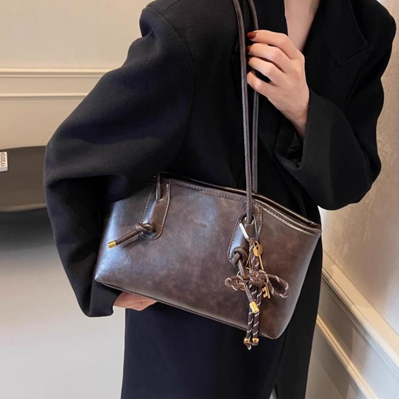 ✨👜Wintage torebka na ramię z PU skaju dla kobiet 👛