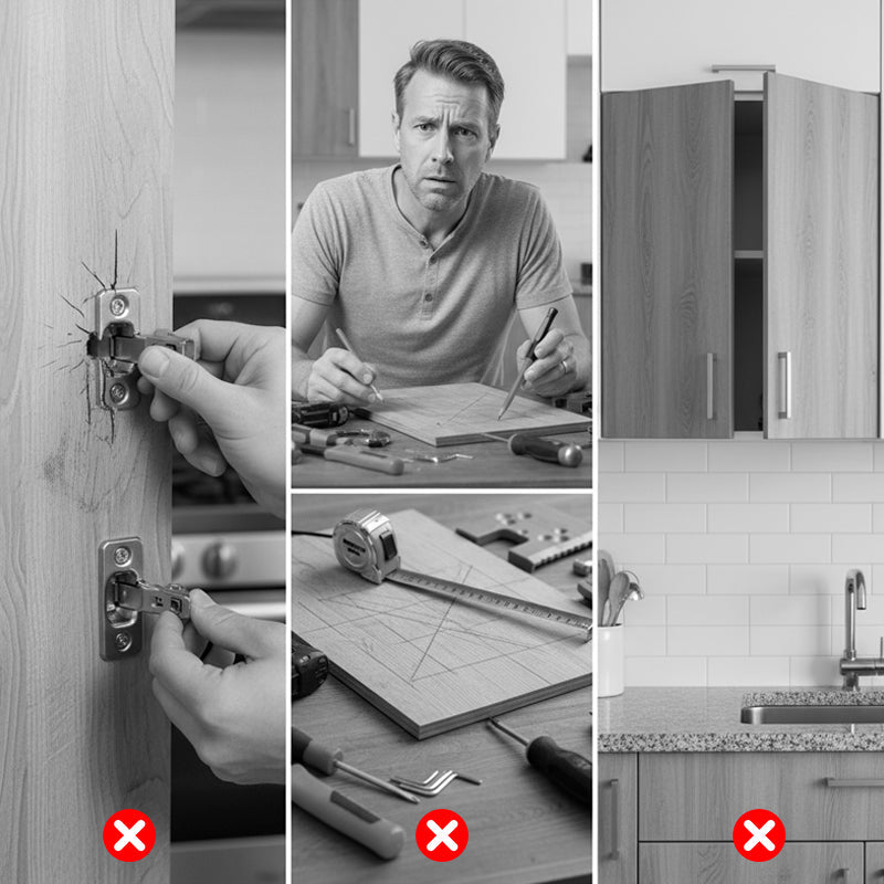 🔩 Magnetyczna szablonowa przystawka do montażu ukrytych zawiasów 🧲✨
